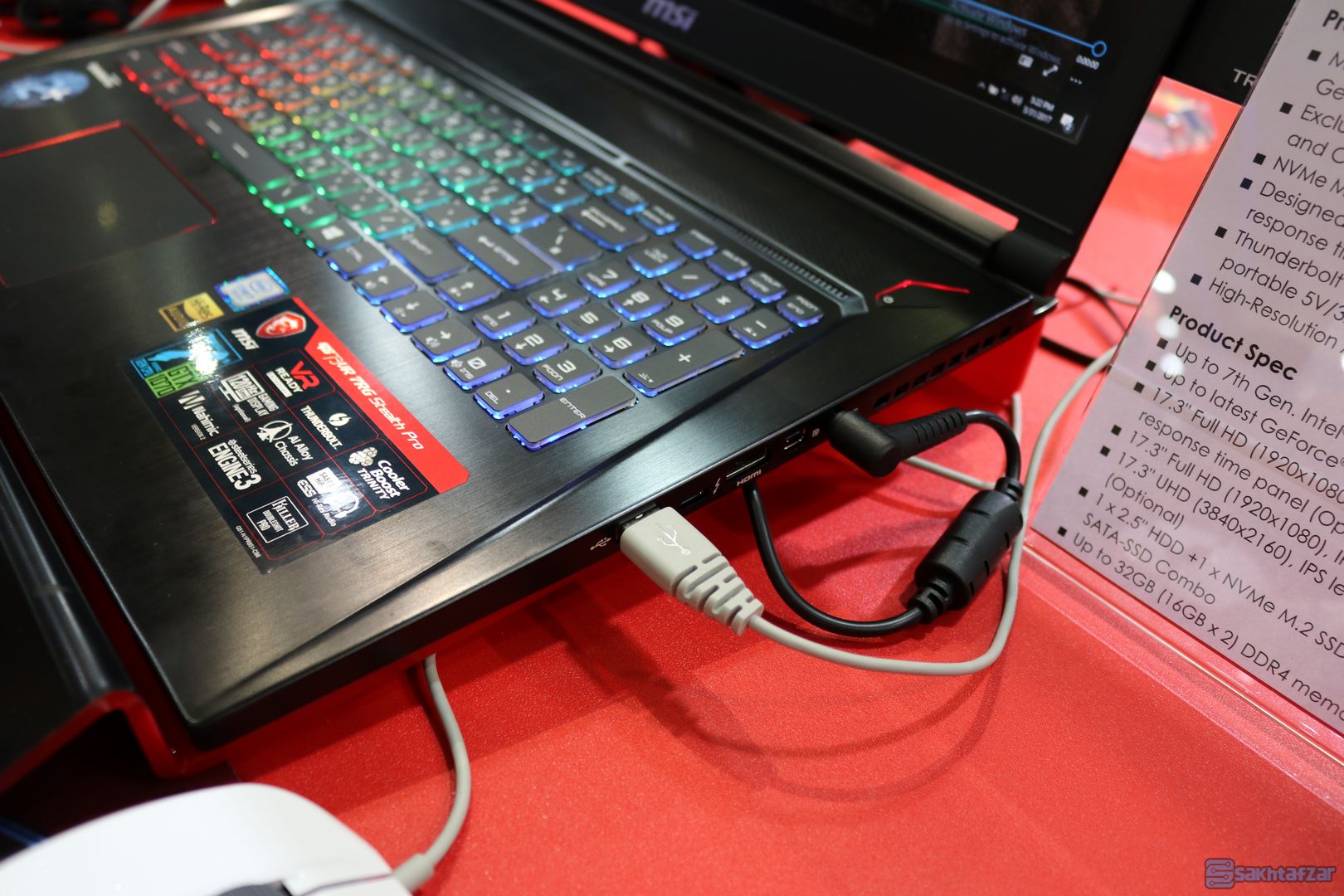 نوت بوک های گیمینگ MSI در نمایشگاه کامپیوتکس 2017