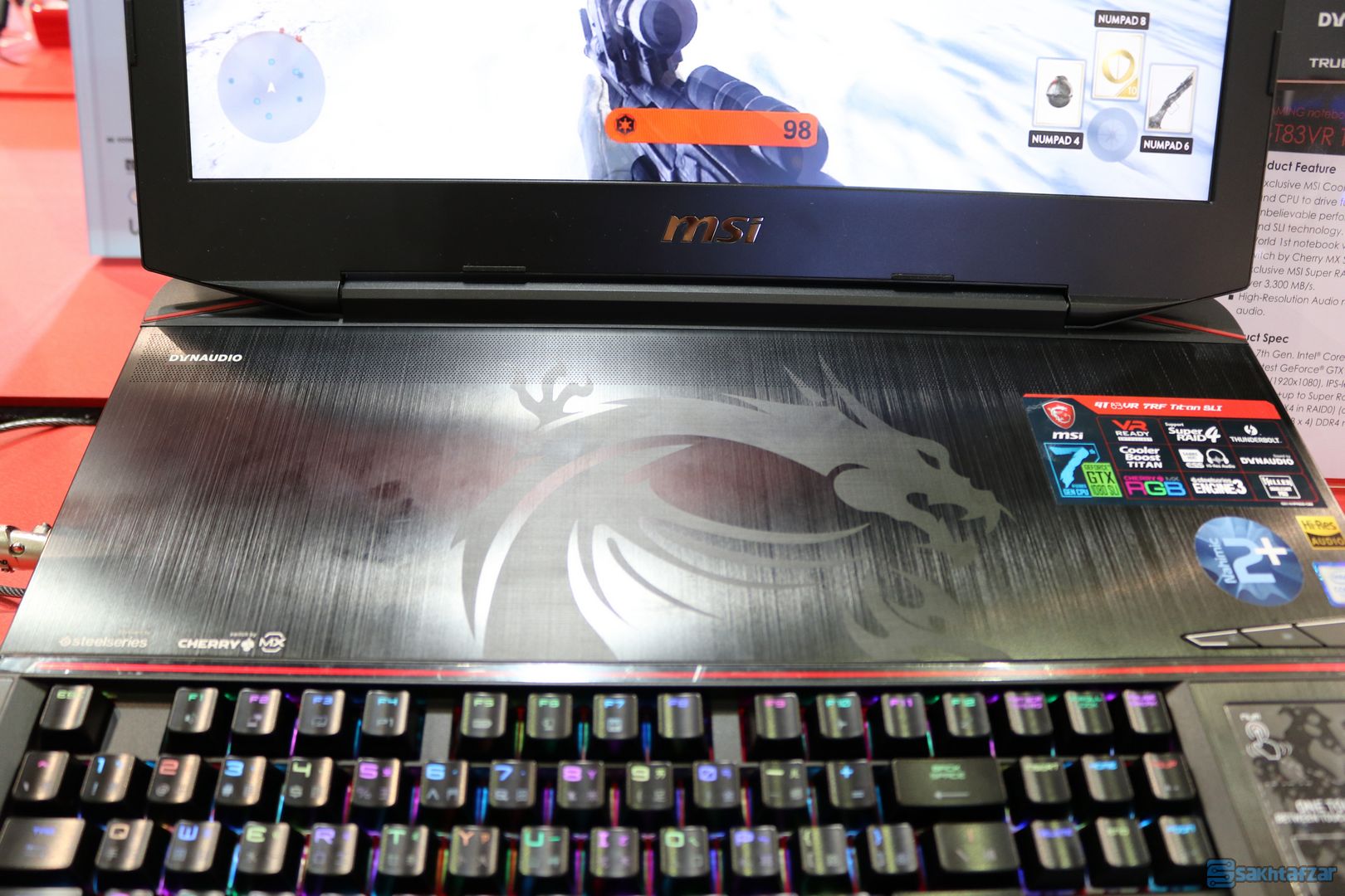 نوت بوک های گیمینگ MSI در نمایشگاه کامپیوتکس 2017