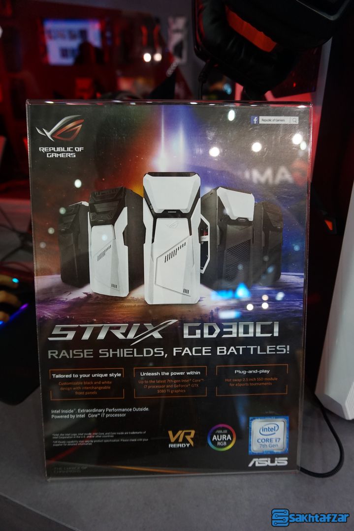 گزارش اختصاصی غرفه ASUS ROG