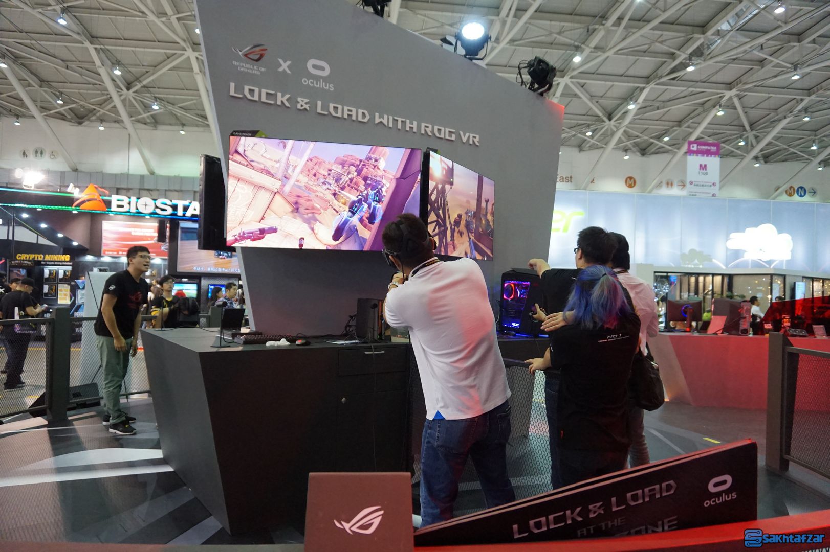 گزارش اختصاصی غرفه ASUS ROG