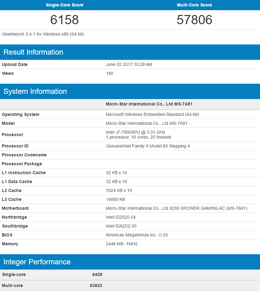 i7 9700 geekbench i7 9700 geekbench