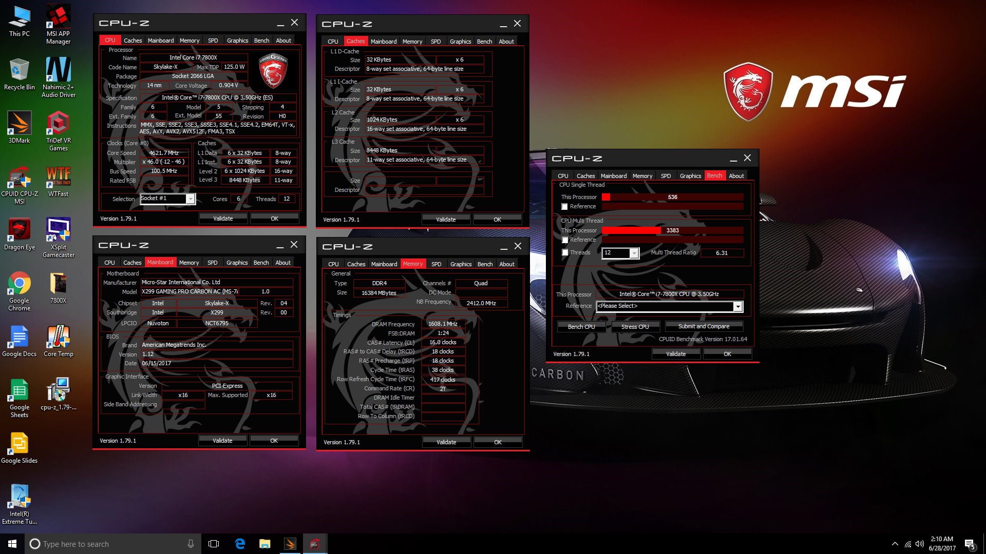 بررسی مادربرد MSI X299 Gaming Pro Carbon AC