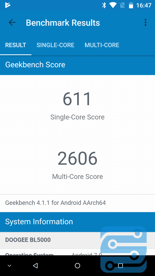 گوشی دوجی bl500 گوشی دوجی bl500