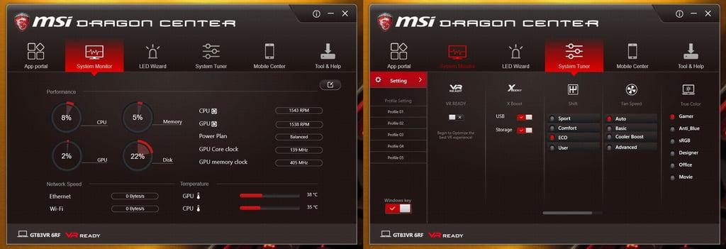 لپ تاپ گیمینگ msi GT83VR