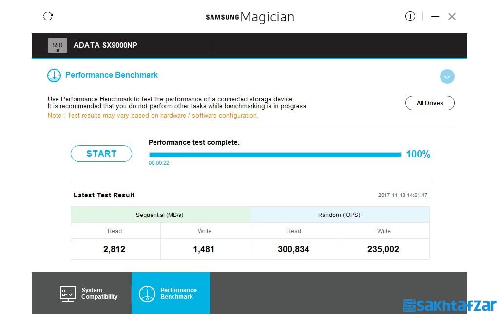 بررسی درایو اس اس دیADATA XPG SX9000 512G PCIe