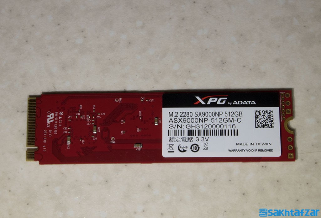 بررسی درایو اس اس دیADATA XPG SX9000 512G PCIe