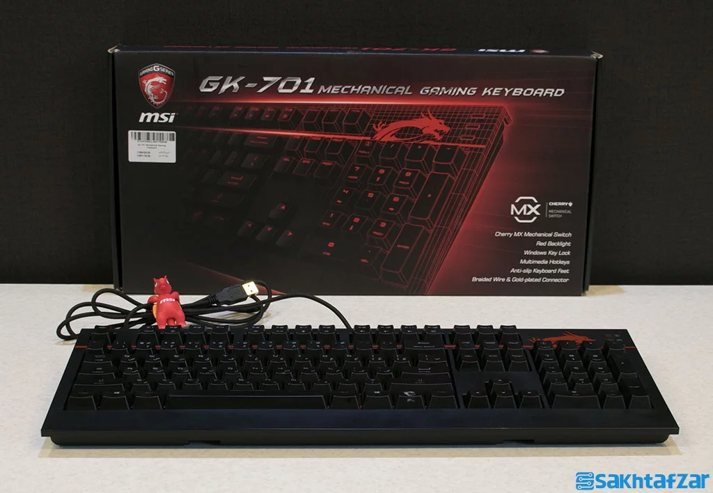 بررسی کیبورد مکانیکی گیمینگ MSI GK 701