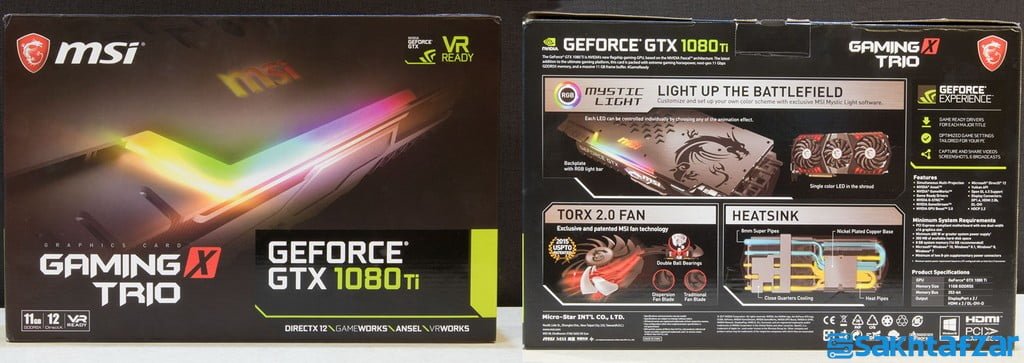 اختصاصی: بررسی کارت گرافیک  MSI GTX 1080 Ti Gaming X Trio