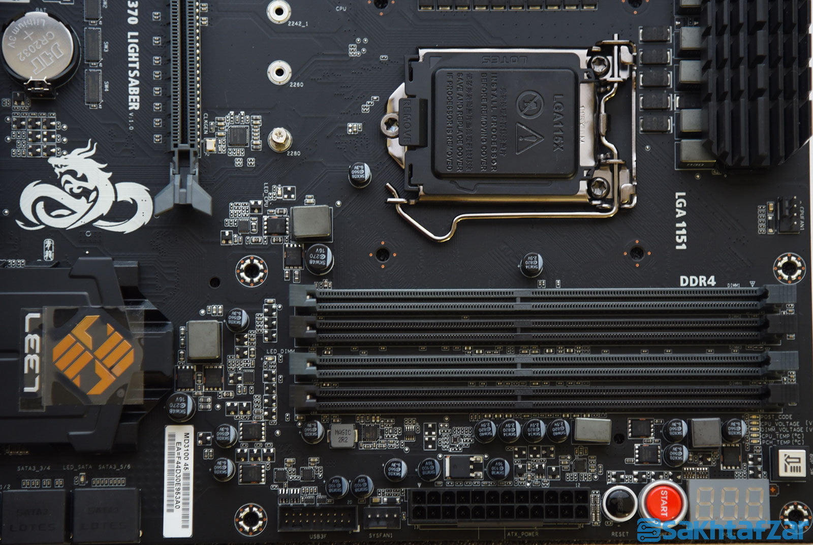 بررسی مادربرد ECS Z370-Lightsaber