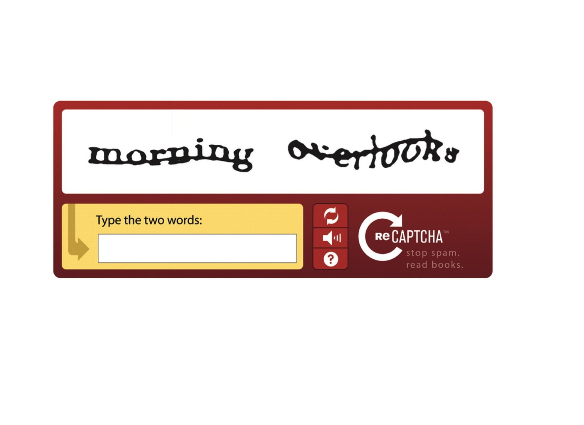 Защита форм картинкой captcha