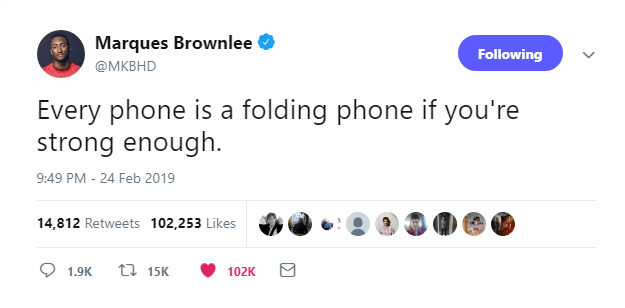 توئیتی از مارکس براونلی