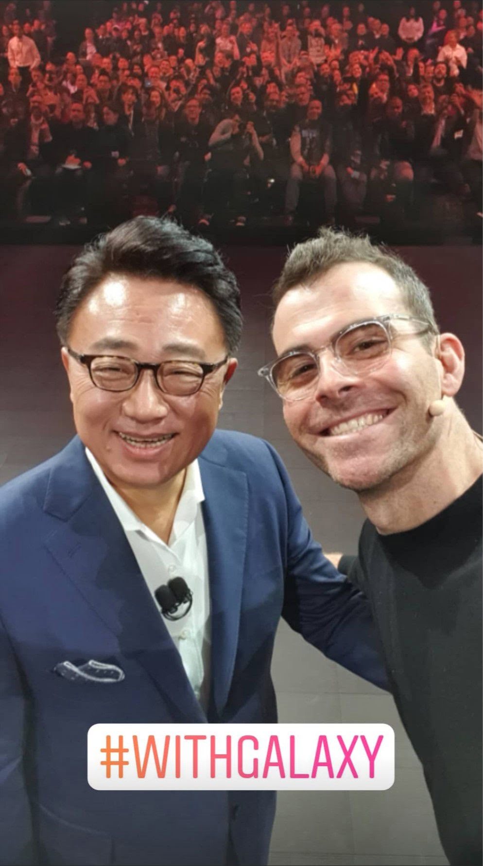 اینستاگرام در گلکسی اس 10