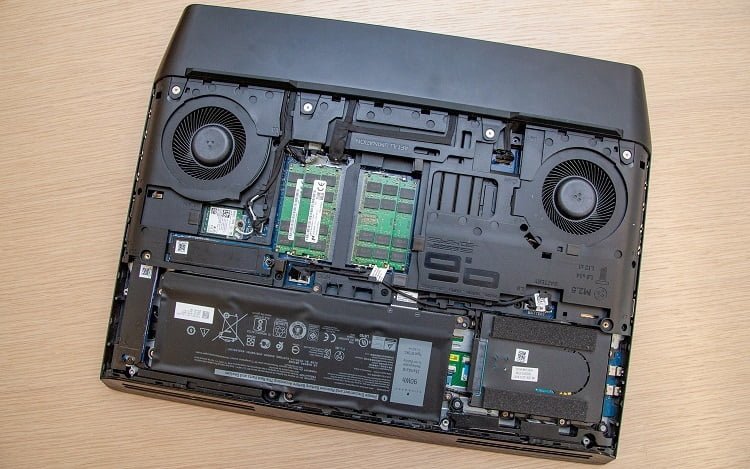 کالبدشکافی لپ تاپ Alienware Area-51m