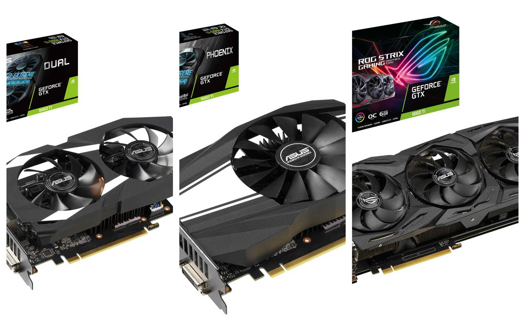 کارت گرافیک های ASUS GTX 1660 TI