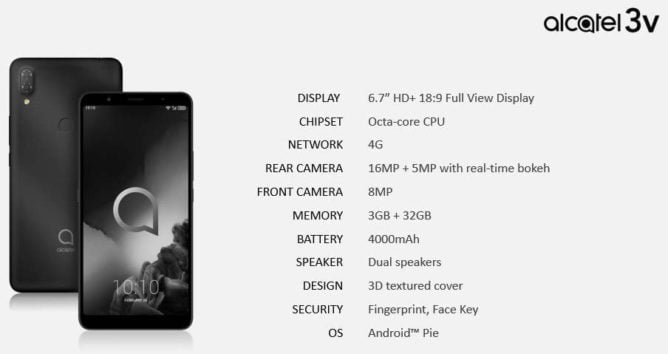 گوشی Alcatel 3v