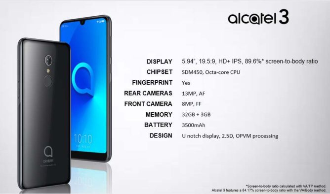 گوشی Alcatel 3