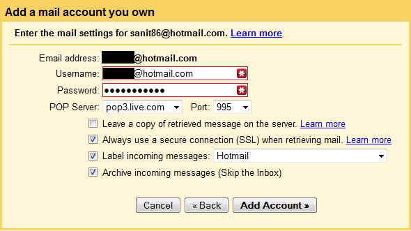 امکان ساخت چند ایمیل با یک حساب کاربری