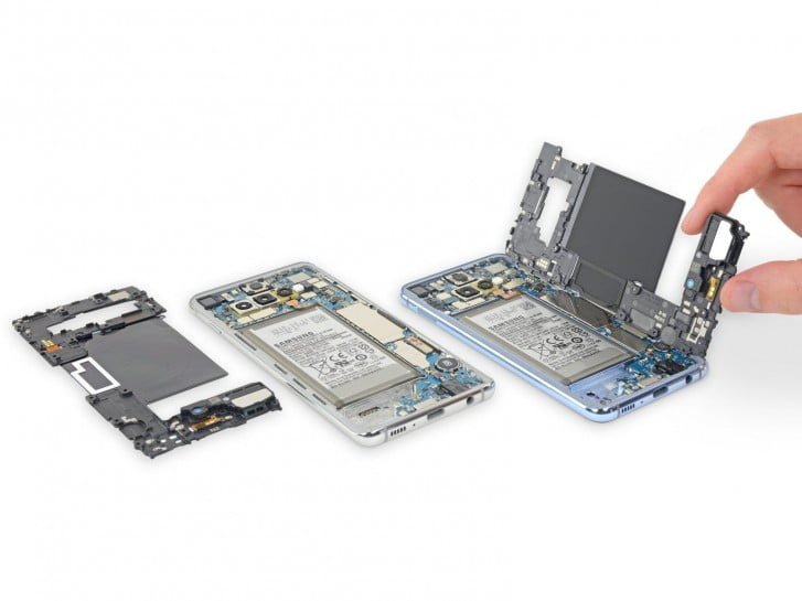 کالبدشکافی گلکسی اس 10 توسط iFixit