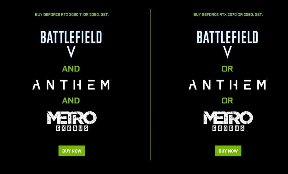 هدیه کارت گرافیک های جدید GeForce RTX 20