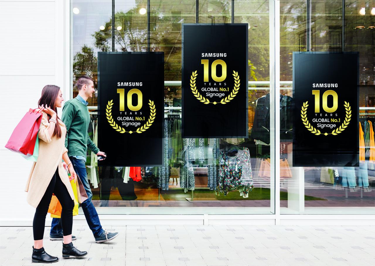 سامسونگ برترین برند نمایشگرهای Signage