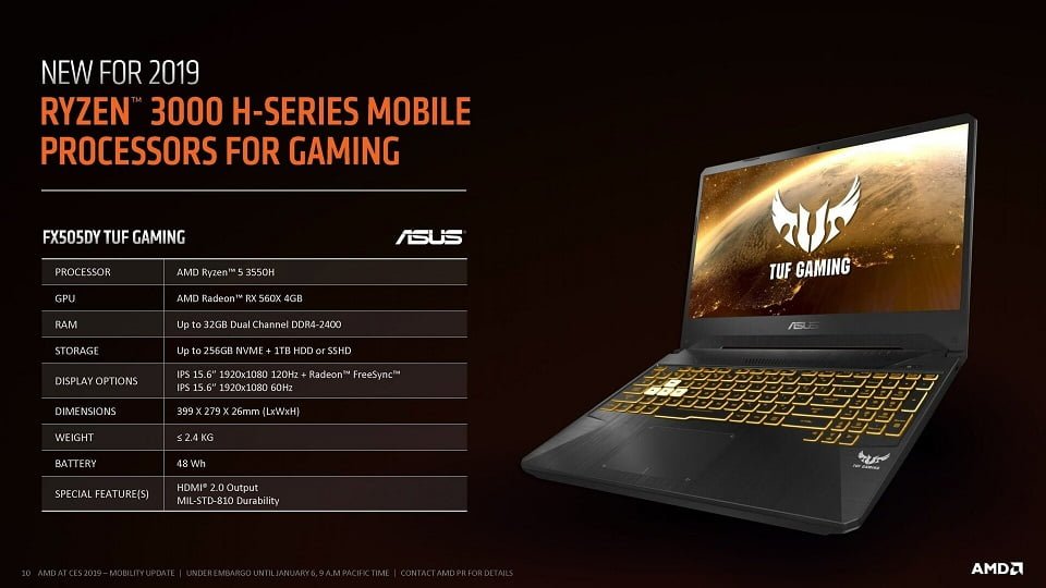 لپ تاپ ASUS TUF FX505DY