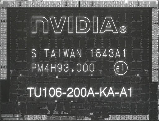  سیلیکون های NVIDIA TU106 
