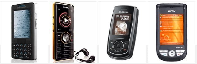 Sony Ericsson M600 • Philips M600 • Samsung M600 • Eten M600