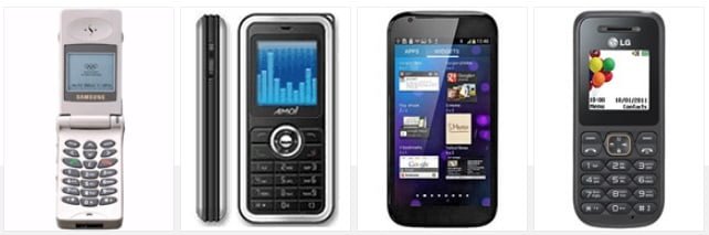 Samsung A100 • Amoi A100 • Micromax A100 • LG A100