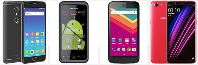 Gionee A1 • Celkon A1 • QMobile A1 • Oppo A1