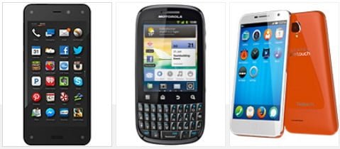Amazon Fire Phone • Motorola Fire • alcatel Fire E