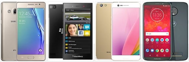 Samsung Z3 • BlackBerry Z3 • Sharp Z3 • Motorola Moto Z3