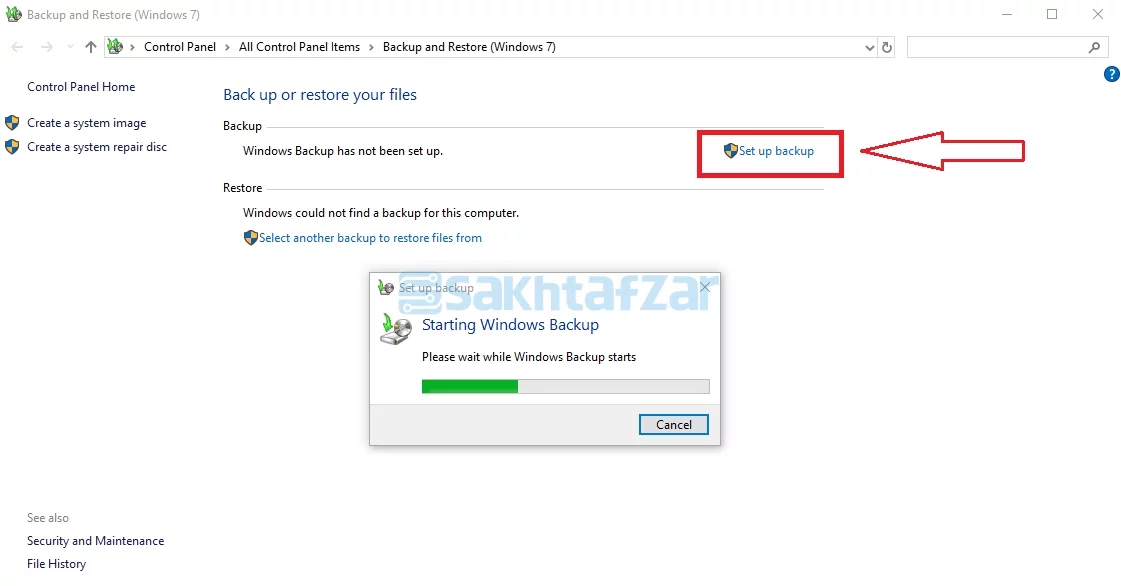 آموزش بکاپ گرفتن در ویندوز 10