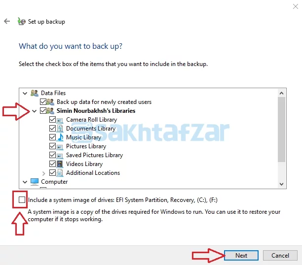 آموزش بکاپ گرفتن در ویندوز 10