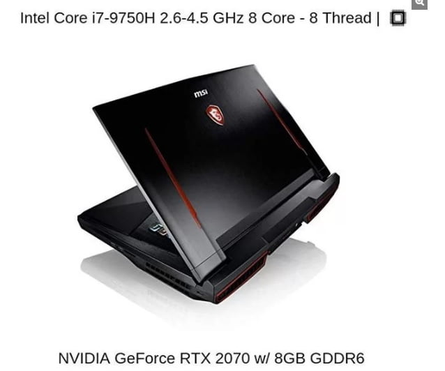 لپ تاپ گیمینگ MSI