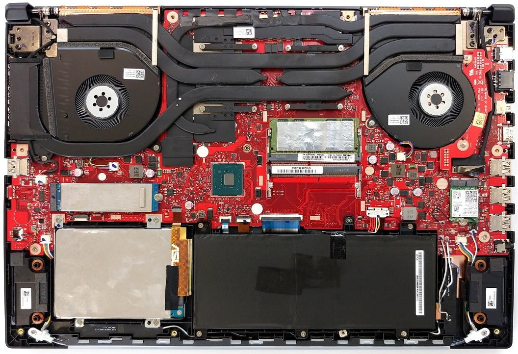 کالبدشکافی لپ تاپ گیمینگ ASUS ROG GL704