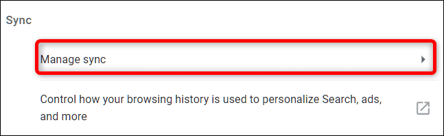 Sync در مرورگر کروم