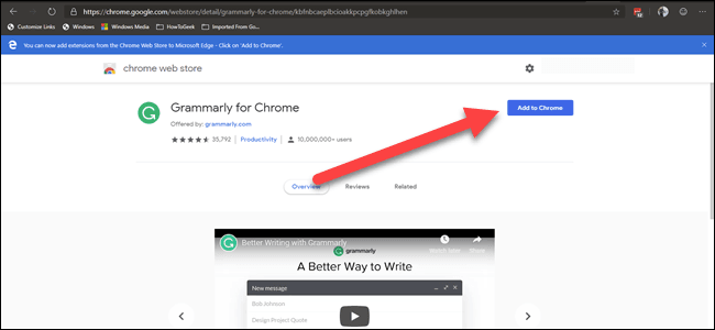 نحوه نصب افزونه های Chrome در Edge