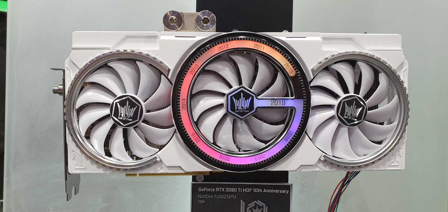 GALAX کارت گرافیک منحصربفرد RTX 2080 Ti HOF 10th Anniversary را به نمایش گذاشت