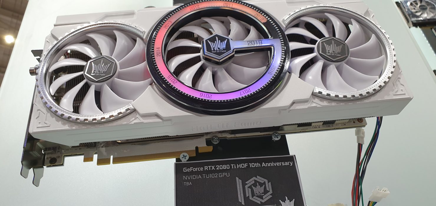 GALAX کارت گرافیک منحصربفرد RTX 2080 Ti HOF 10th Anniversary را به نمایش گذاشت