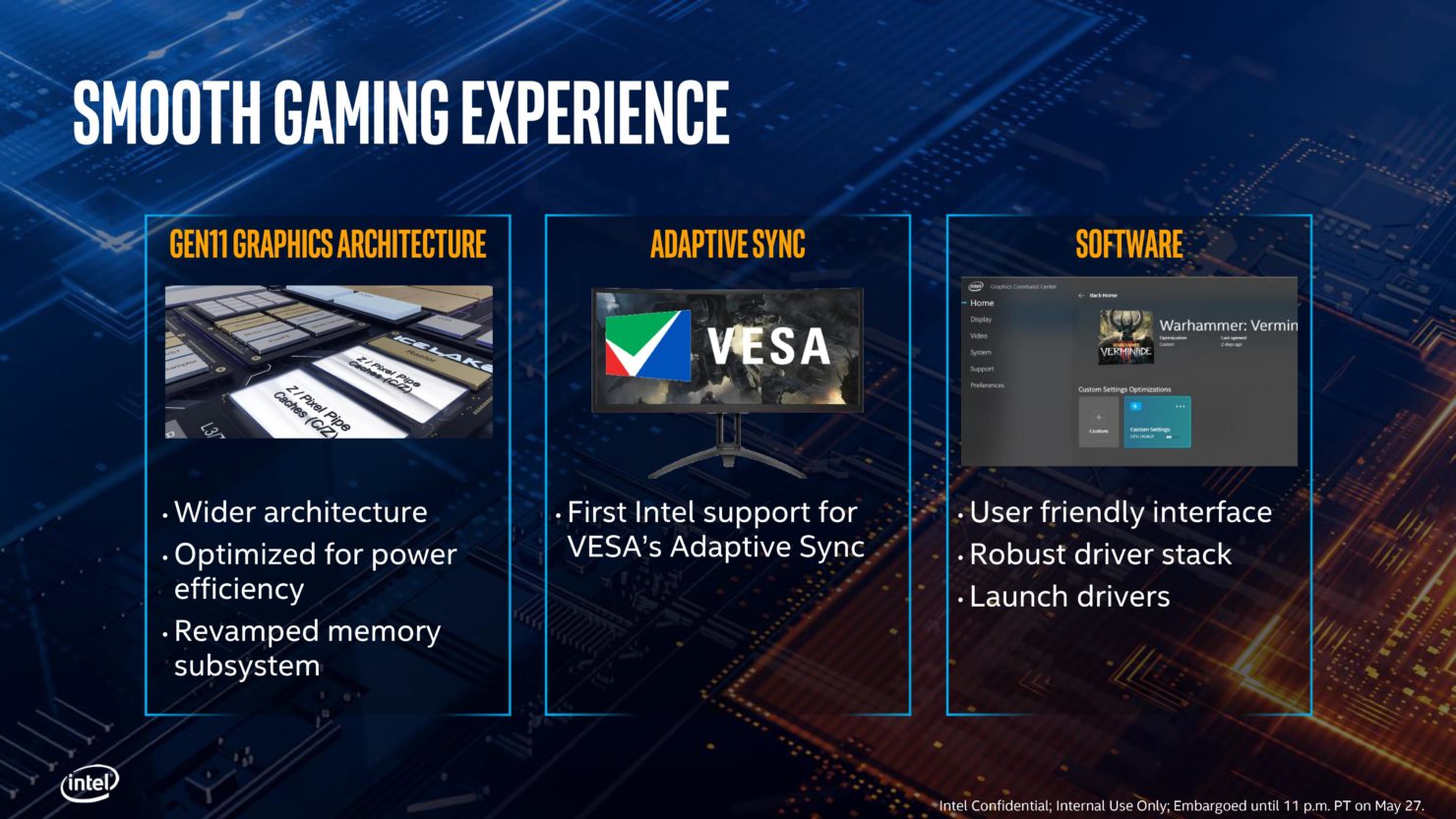 اینتل جزئیات گرافیکهای نسل 11 خود را در کامپیوتکس 2019 منتشر کرد