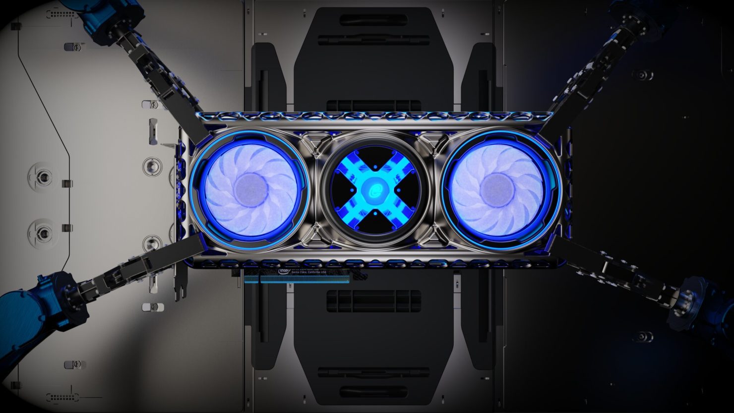 طرحهای مفهومی فوقالعاده جذابی برای کارت گرافیکهای Intel Xe توسط اینتل منتشر شدند