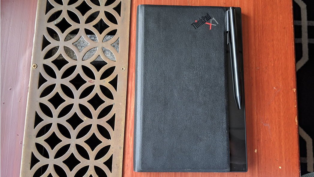 اولین لپتاپ لنوو با نمایشگر تاشو معرفی شد؛ ThinkPad X1