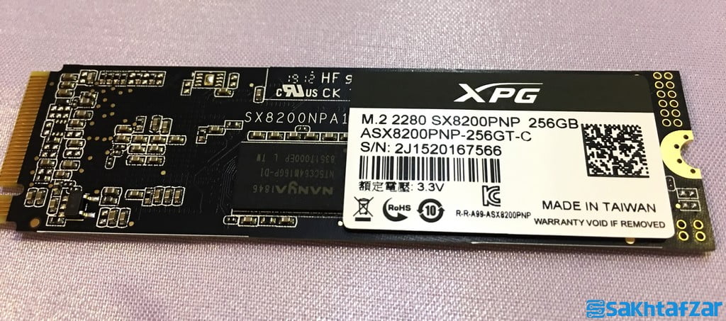بررسی ADATA XPG SX8200 Pro 256G SSD