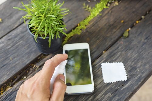 پاک کردن گوشی