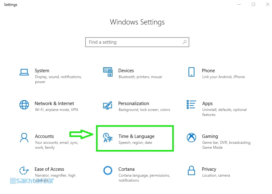 آموزش تغییر زبان ویندوز به فارسی