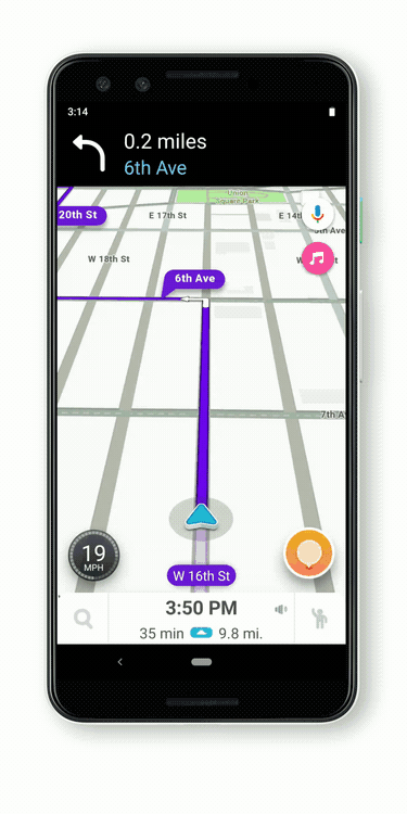 دستیار صوتی گوگل در Waze
