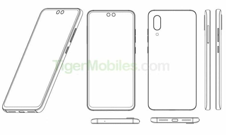 گوشی zte با دو حفره نمایشگر