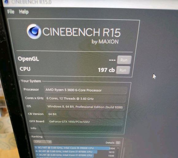 تست Cinebench  از AMD