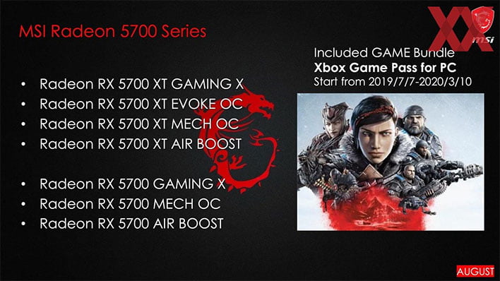 کارت های گرافیک سفارشی RX 5700 و RX 5700 XT