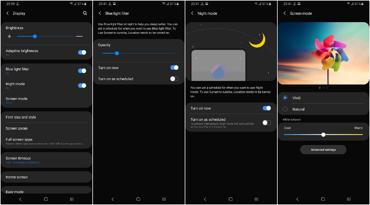 نمایشگر گوشی گلکسی A70 سامسونگ